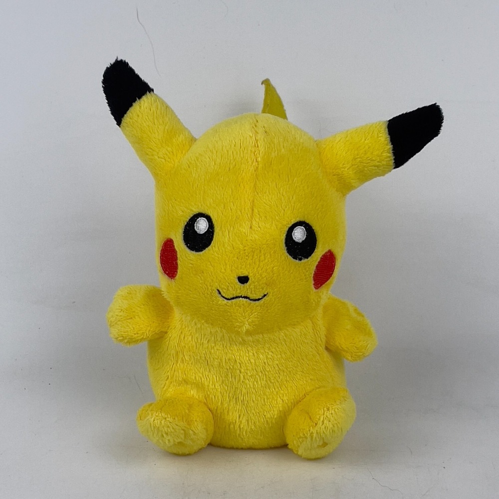 Pokemon Pikachu Plush‎ Toy 6" Jakks Pacific 2007 Nintendo Yellow Stuffed Animal